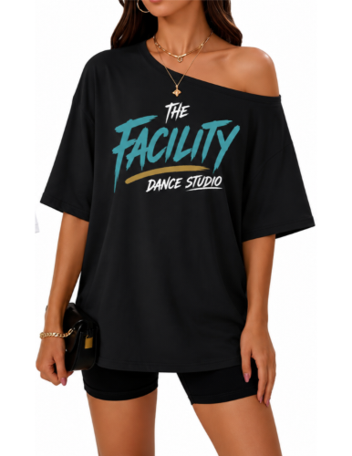 The Facility Off Shoulder Oversized Tee